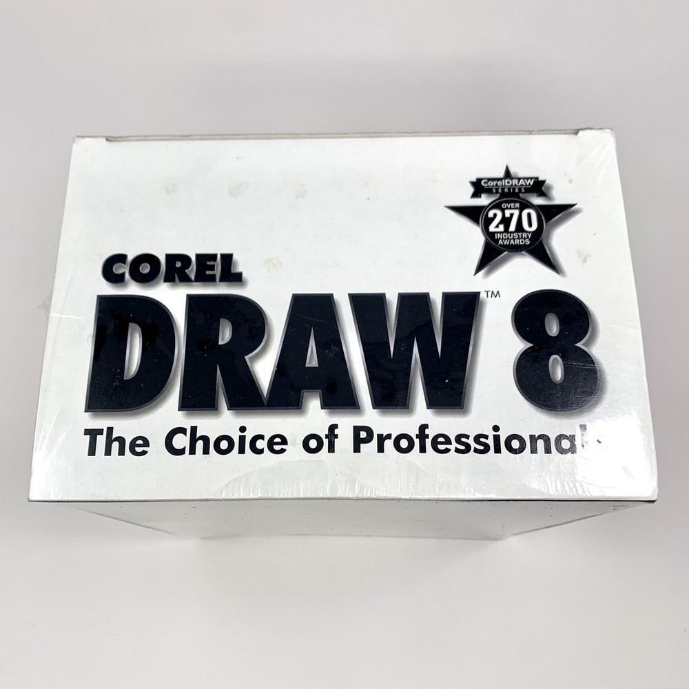 Coreldraw 8 UPGRADE: New, Sealed Box Big Box Software Graphic Design *READ*