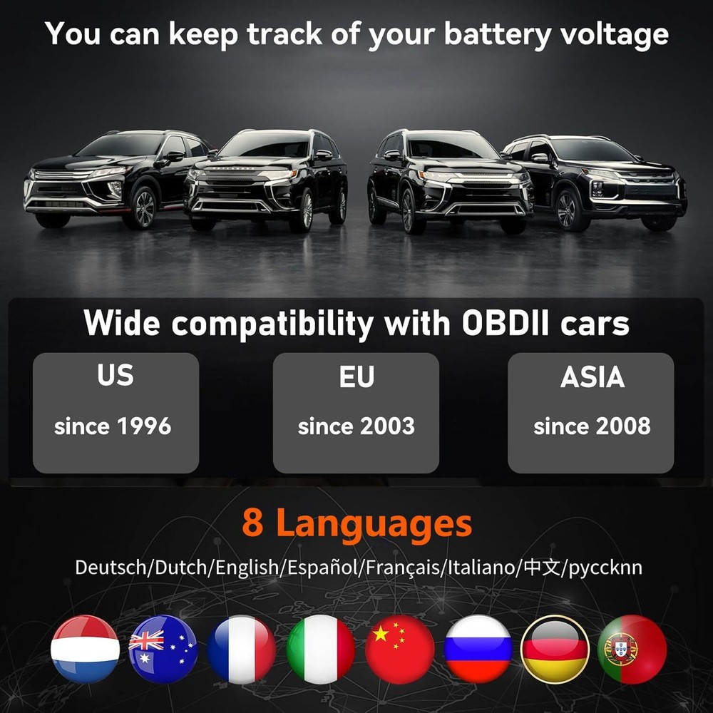 OBD2 Scanner CGSULIT SC103 Car Code Reader Diagnose Check Engine Light Smog