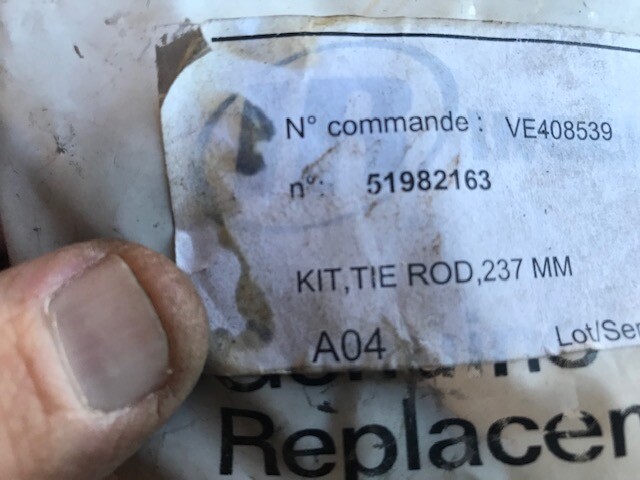 51982163 KIT, TIE ROD, 237 MM