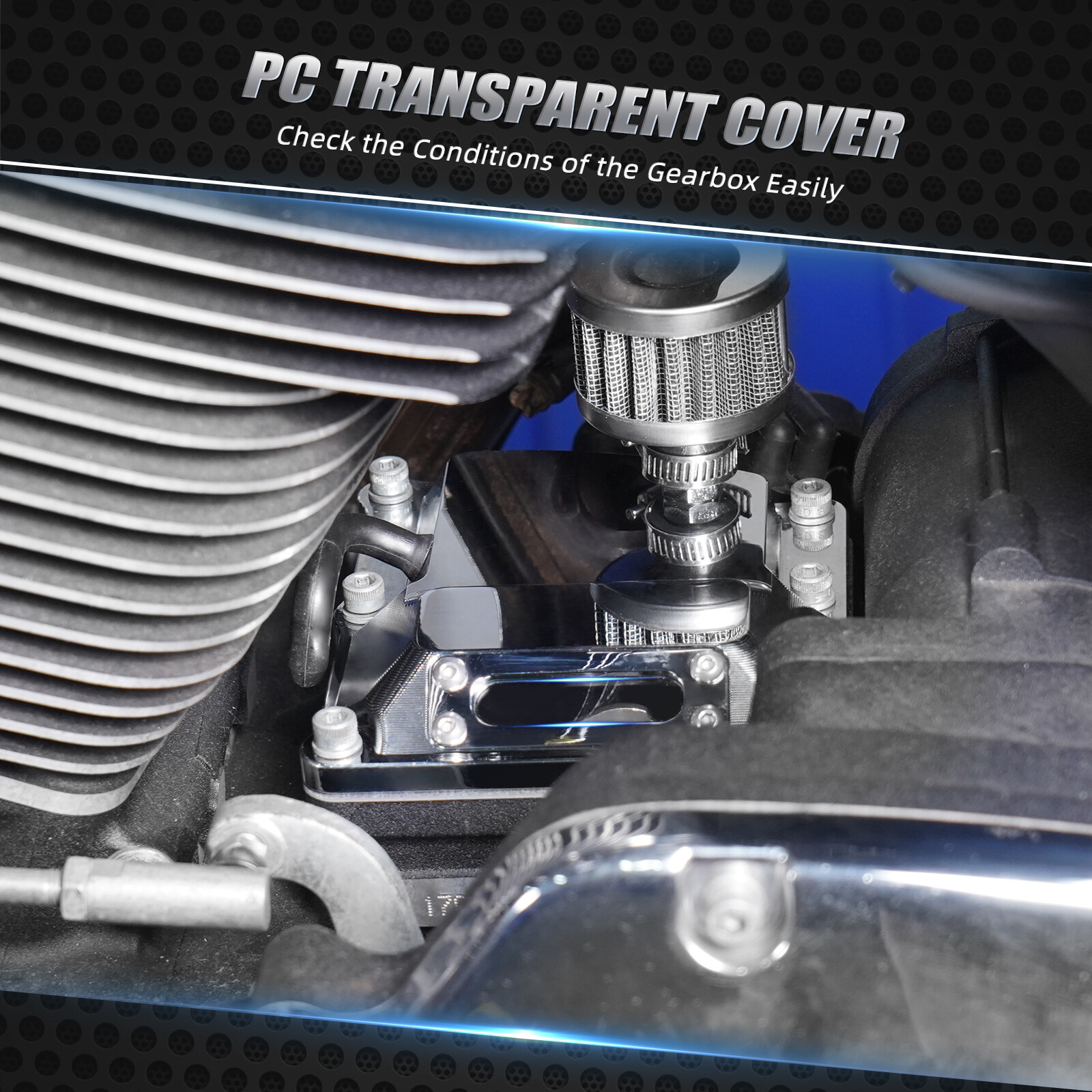 M8 Vented Transmission Top Cover For Harley Road Glide Special FLTRXS 2017-2023