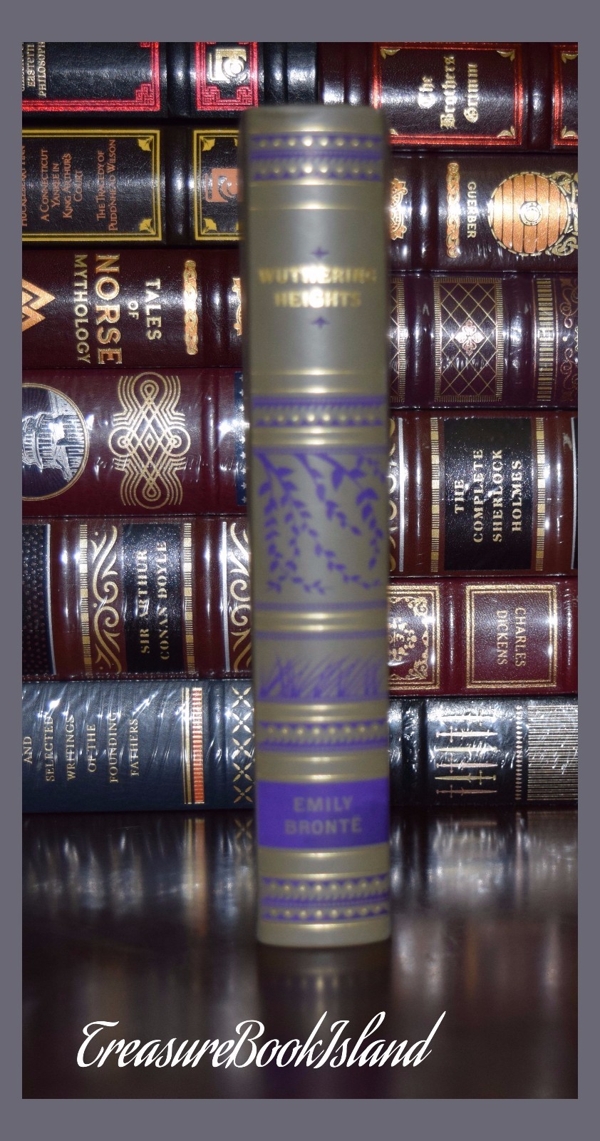 WUTHERING HEIGHTS By Emily Bronte Brand New Leather Bound Collectible Edition