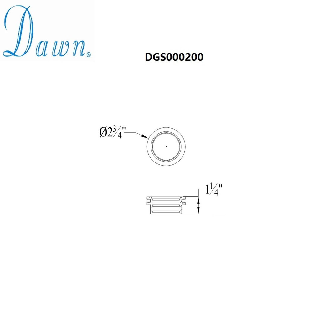 Dawn Shower Drain Base Gasket