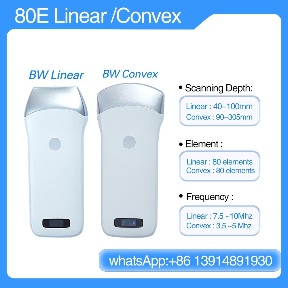 Wireless Ultrasound Probe Scanner Portable Machine Support iOS Android Windows