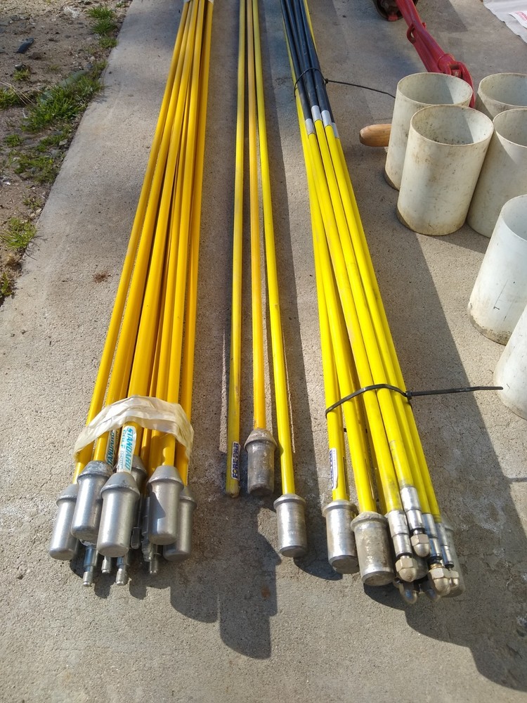 Golf Course Cups, Poles, Flags Golf Cup Hole Digger, 2 Sets Flags And Poles Used
