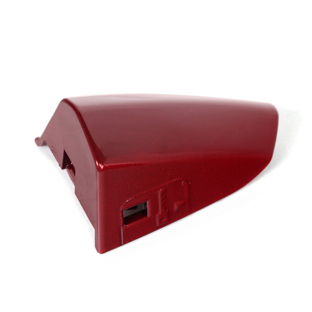 For 2015-2022 Mustang Left Side Driver Door Handle Key Lock Cover Bezel Ruby Red