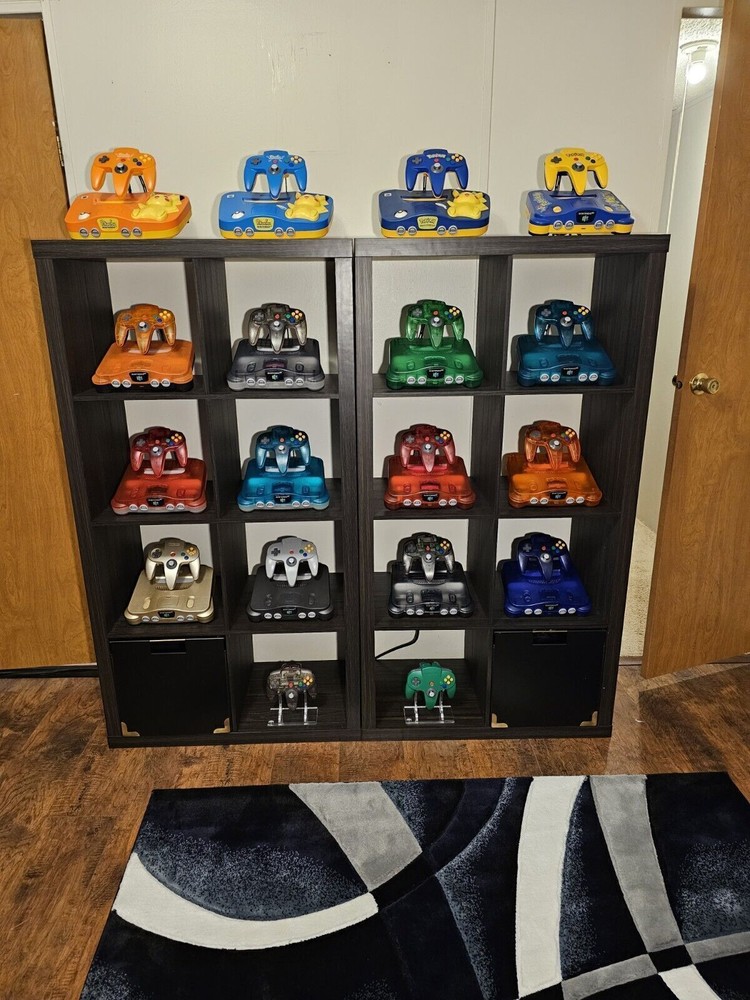 Nintendo 64 Pikachu Pokemon N64 Console Display Stand Floating Controller Mount