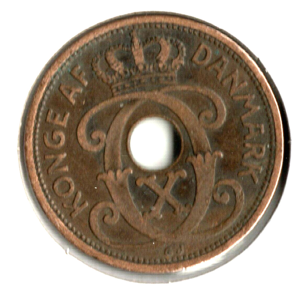 Coin Denmark 2 Øre 1927 KM827.1