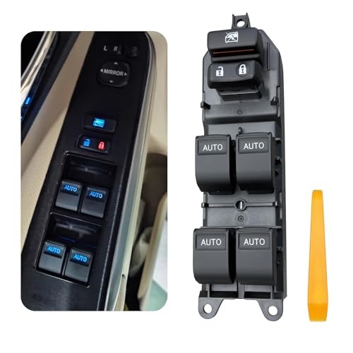 Driver - Side Window Switch - Ice - Blue LED Ice - Blue LED Lights, 4 Auto