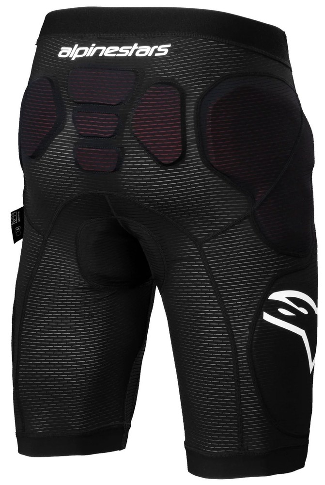 Alpinestars A-Impact Plasma Protective Shorts Black/White