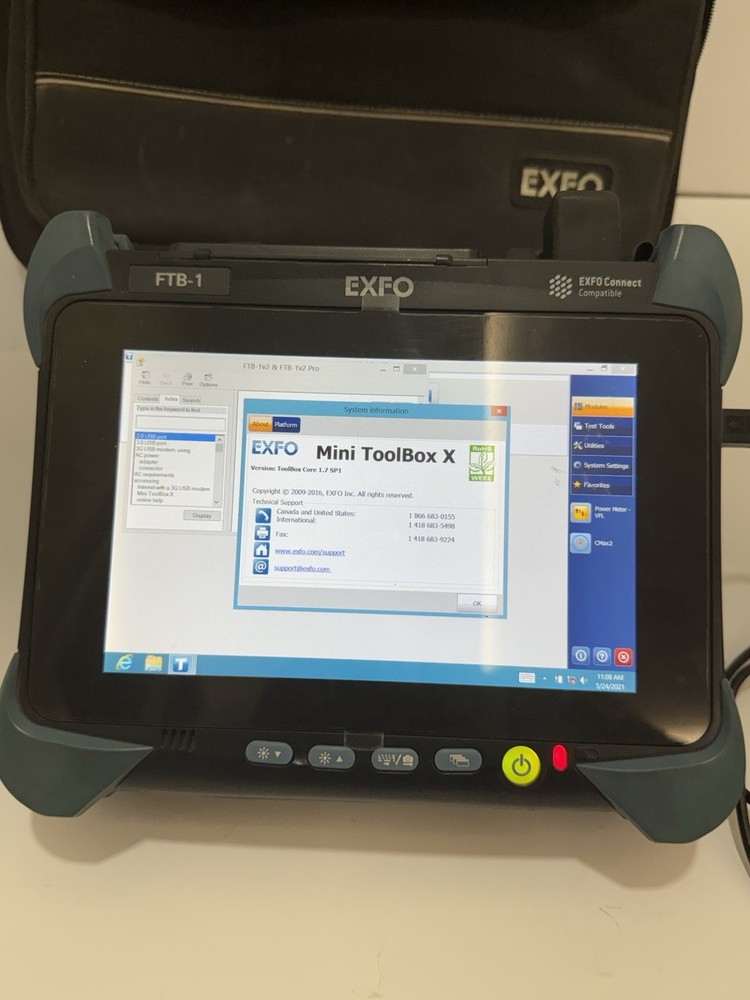 EXFO OTDR FTB-1V2 with FTB-720C