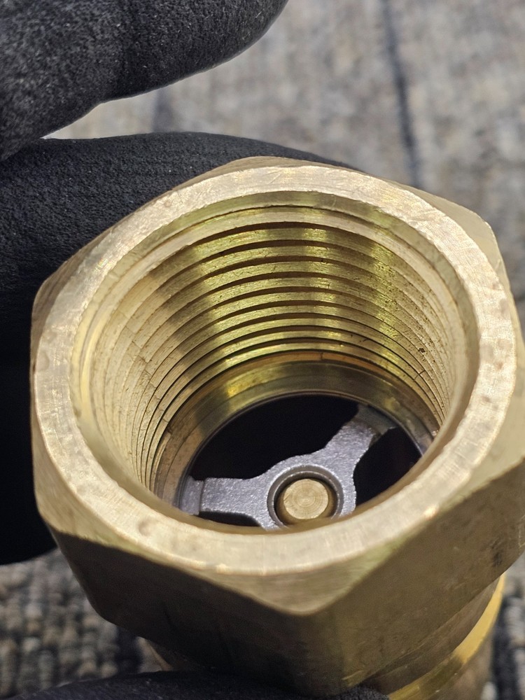 Parker BH8-61 Interchangeable Hydraulic Quick Coupling (Nipple/Plug) - Brass