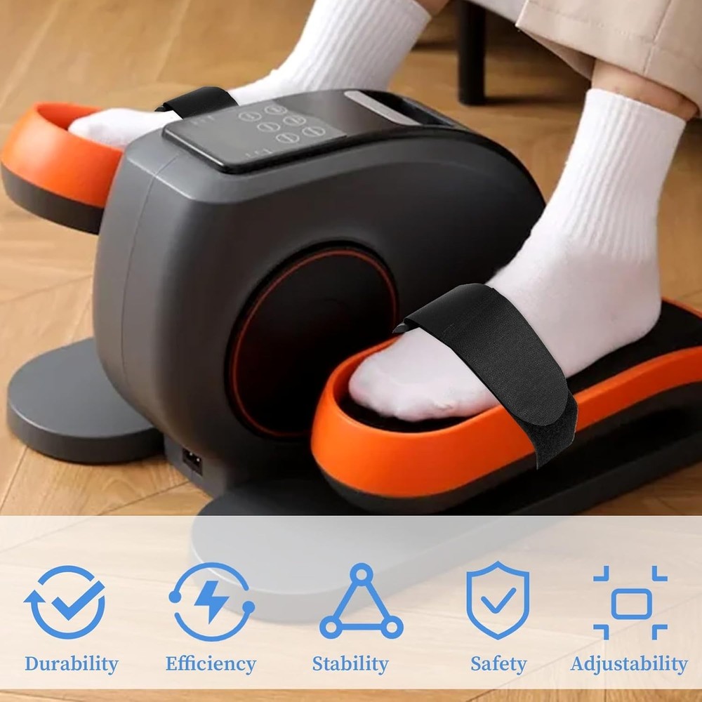 4 Pack Adjustable Non-Slip Elliptical Leg Exercise Straps