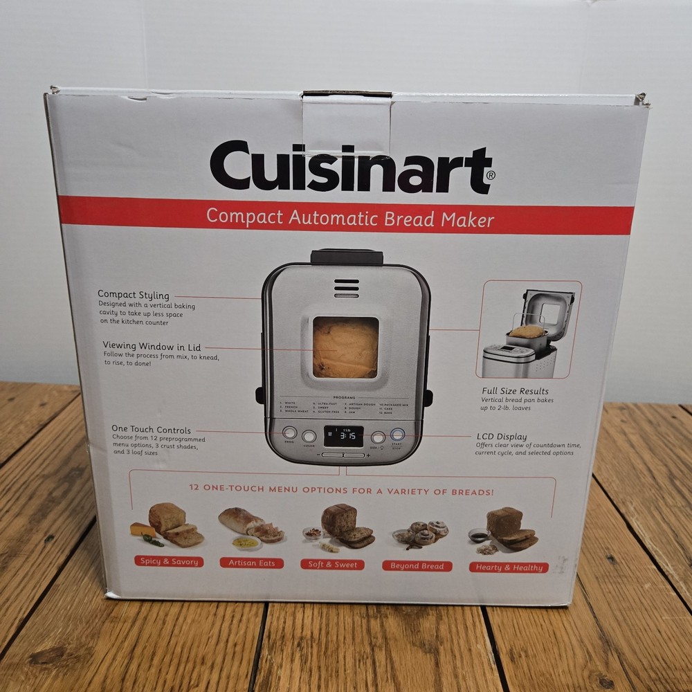 Cuisinart Compact Automatic Bread Maker CBK-110P1 Open Box