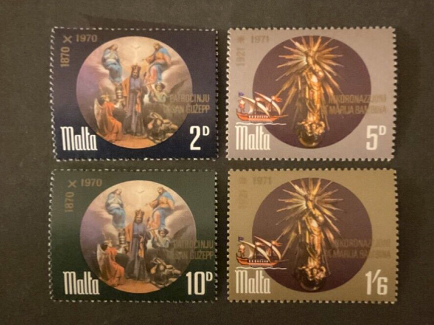 Malta Scott #428-31 never hinged