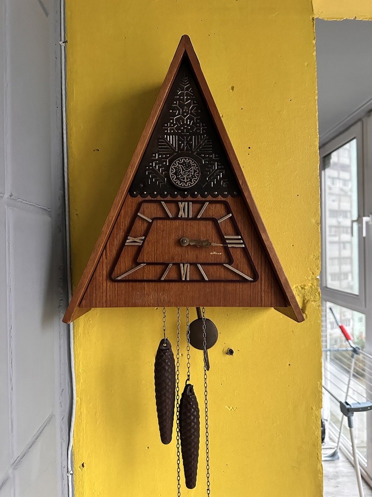Soviet Vintage Cuckoo clock, USSR clock, Soviet working clock, Working cuckoo