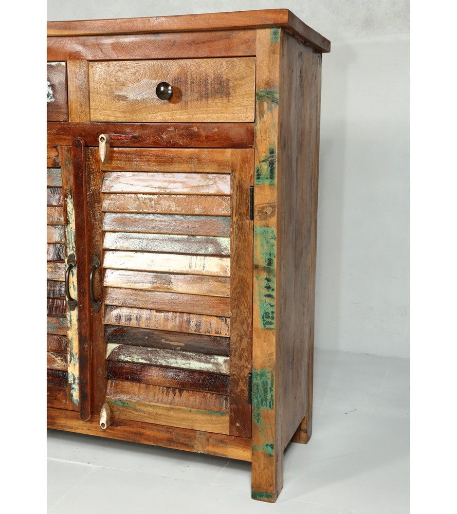 Reclaimed Solid Teak Wood Cabinet, Handcrafted & Extremely - Stunning.