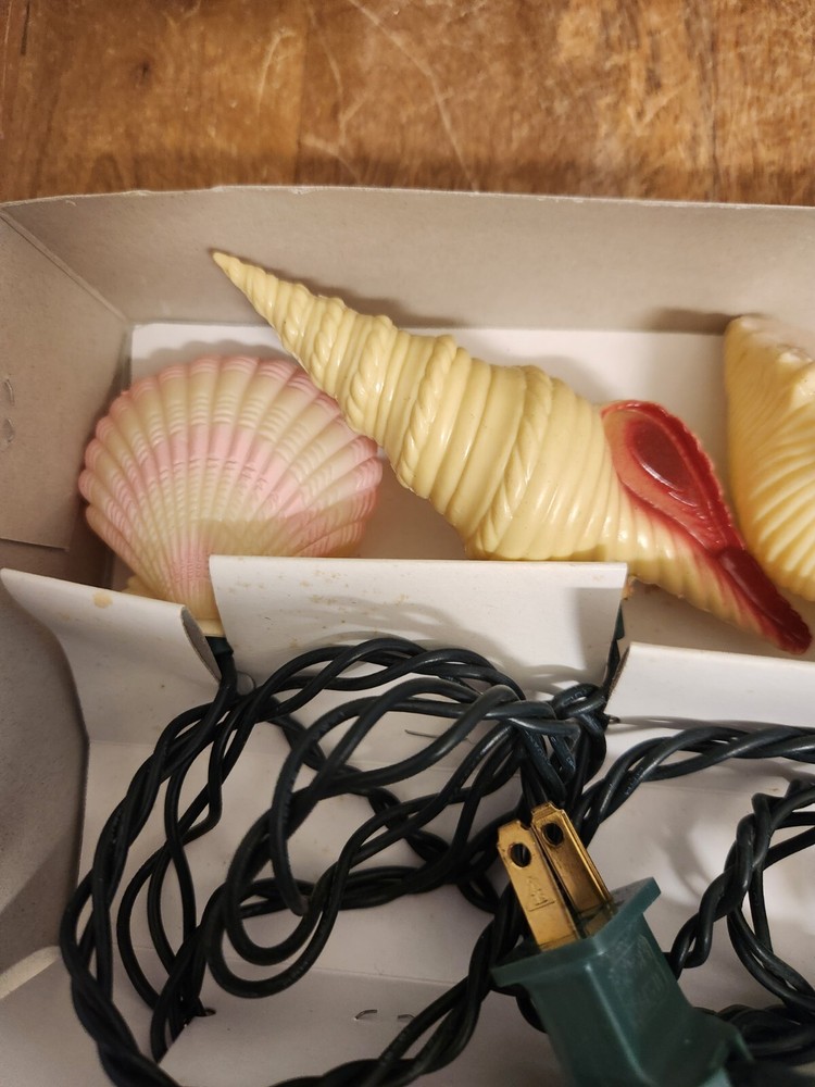 Enchanted Forest Seashell String Lights Indoor/Outdoor Coastal