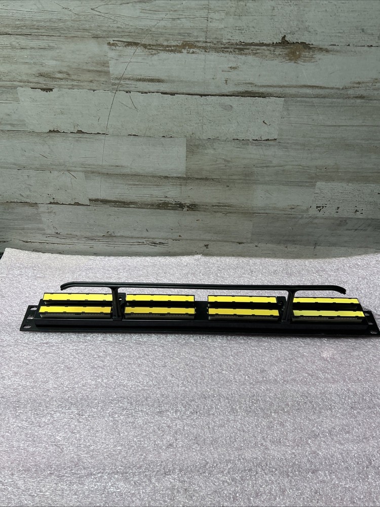 Used Ortronics OR-851004862 24 Port 110 Patch Panel Cat 5