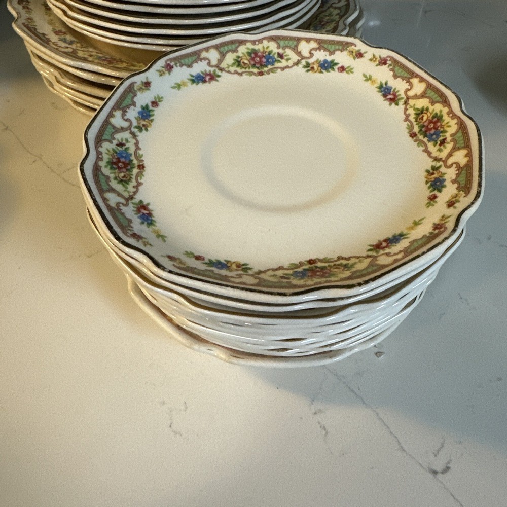 1930’s Mount Clemens Plates, Saucers, Cups * Read Description * 42 Pc