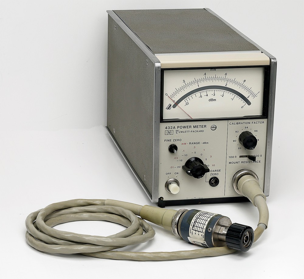 HP / Keysight 432A Power Meter with 8478B Thermistor Mount & Cable