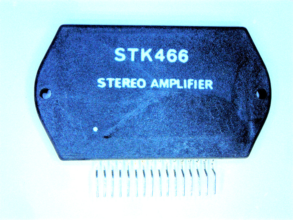 STK466  "Original" SANYO  16P SIP IC  1 pc