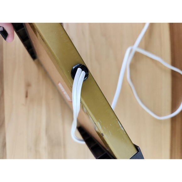 70s/80s Gold and White Warming Plate