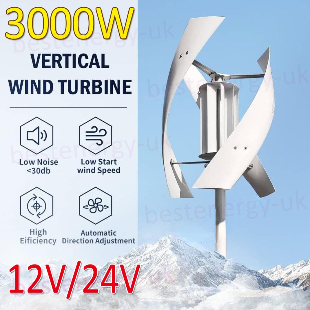 3000W Wind Turbine Solar Panel System Off-Grid System with Controller Inverter