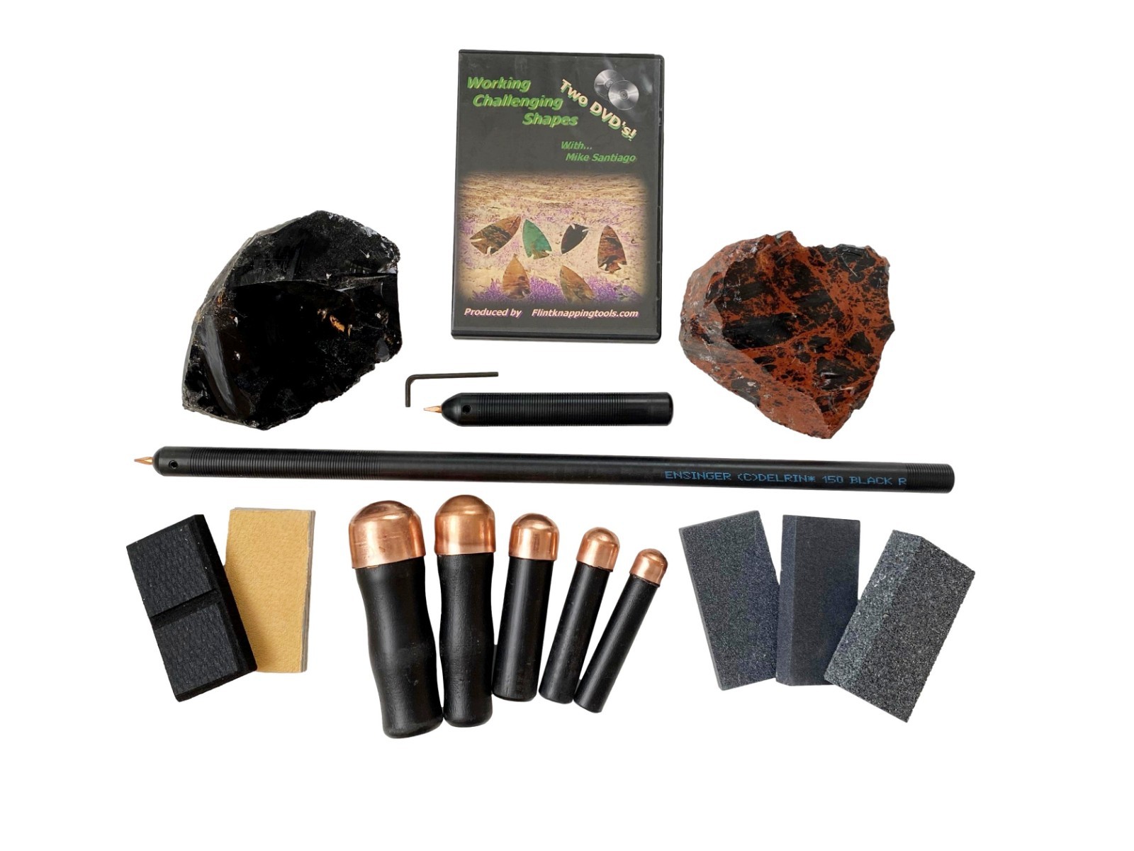 Mega Kit - Flint knapping tools, flintknapping, arrowheads, flaker, bopper,