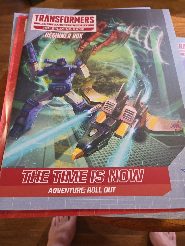 Transformers Roleplaying Game: Beginner Box Roll Out 2024 Hasbro. Open Box Only.