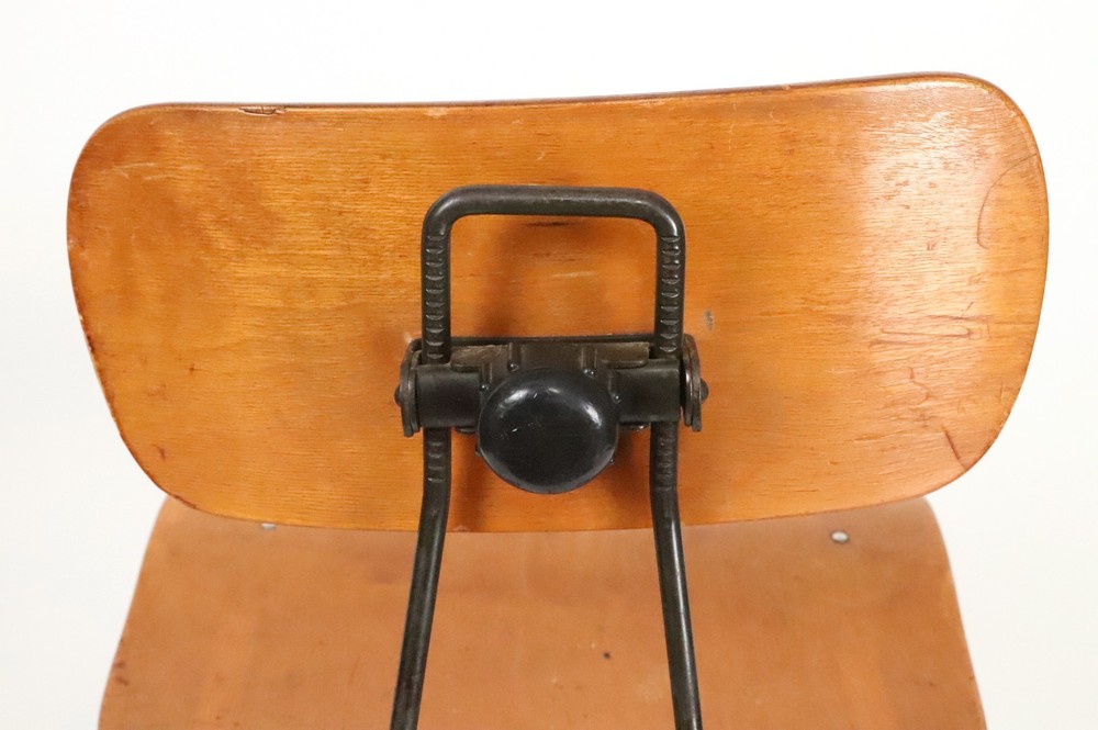 Vintage Industrial Toledo Drafting Stool