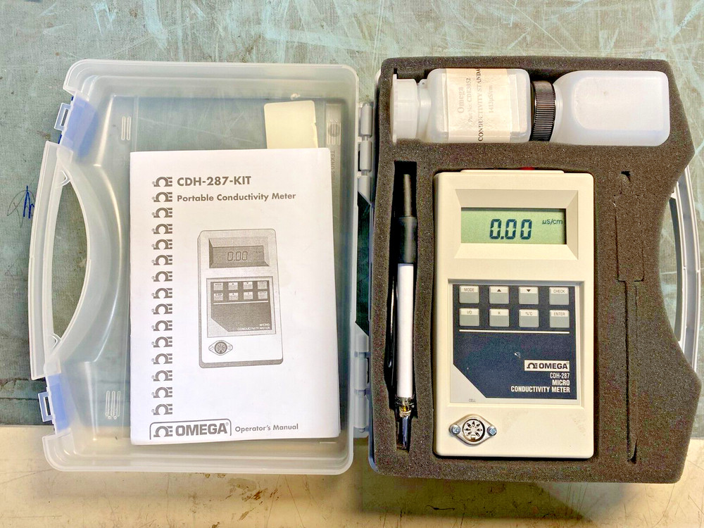 Omega Portable Conductivity Meter - CDH-287 Kit