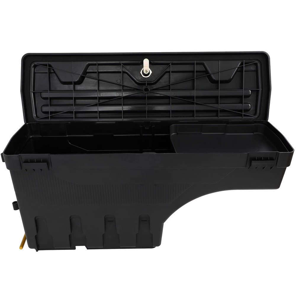 Storage Box Key Lock Swing For Ram 1500 2019-2021 Both Sides Black
