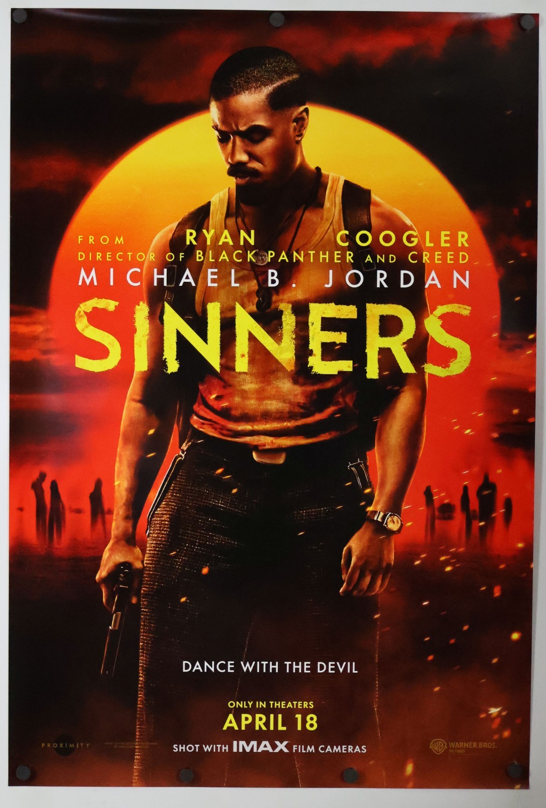 Sinners original DS movie poster 27x40 2025 B Michael Jordan Vampires V Klan