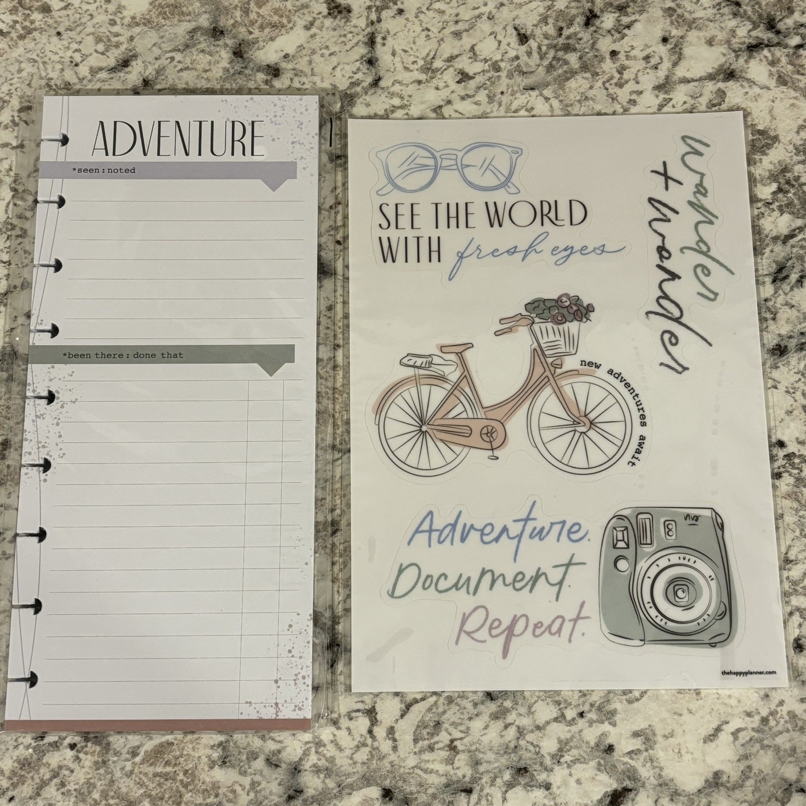 NEW Happy Planner Happy Adventures - Be Happy Box 🧳