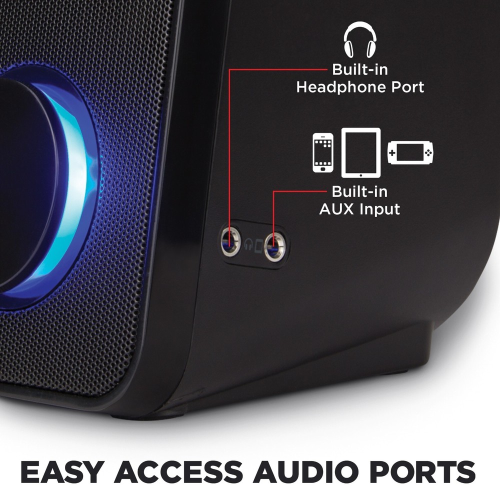 Computer Multimedia USB Powered PC Speakers for Desktops & Laptops