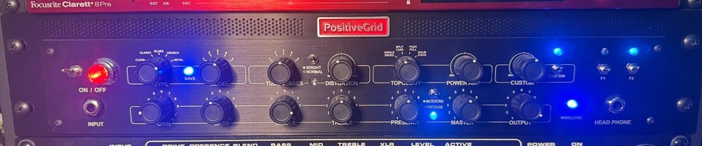 Positive Grid Bias Processor Rack