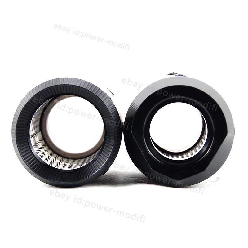 38-51mm Universal Motorcycle Exhaust Mufflers Pipe Carbon Tips For Yamaha Suzuki