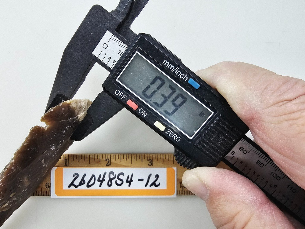 4.75" Spearhead - Lance Head - Drill Point - Hand Knapped Agate