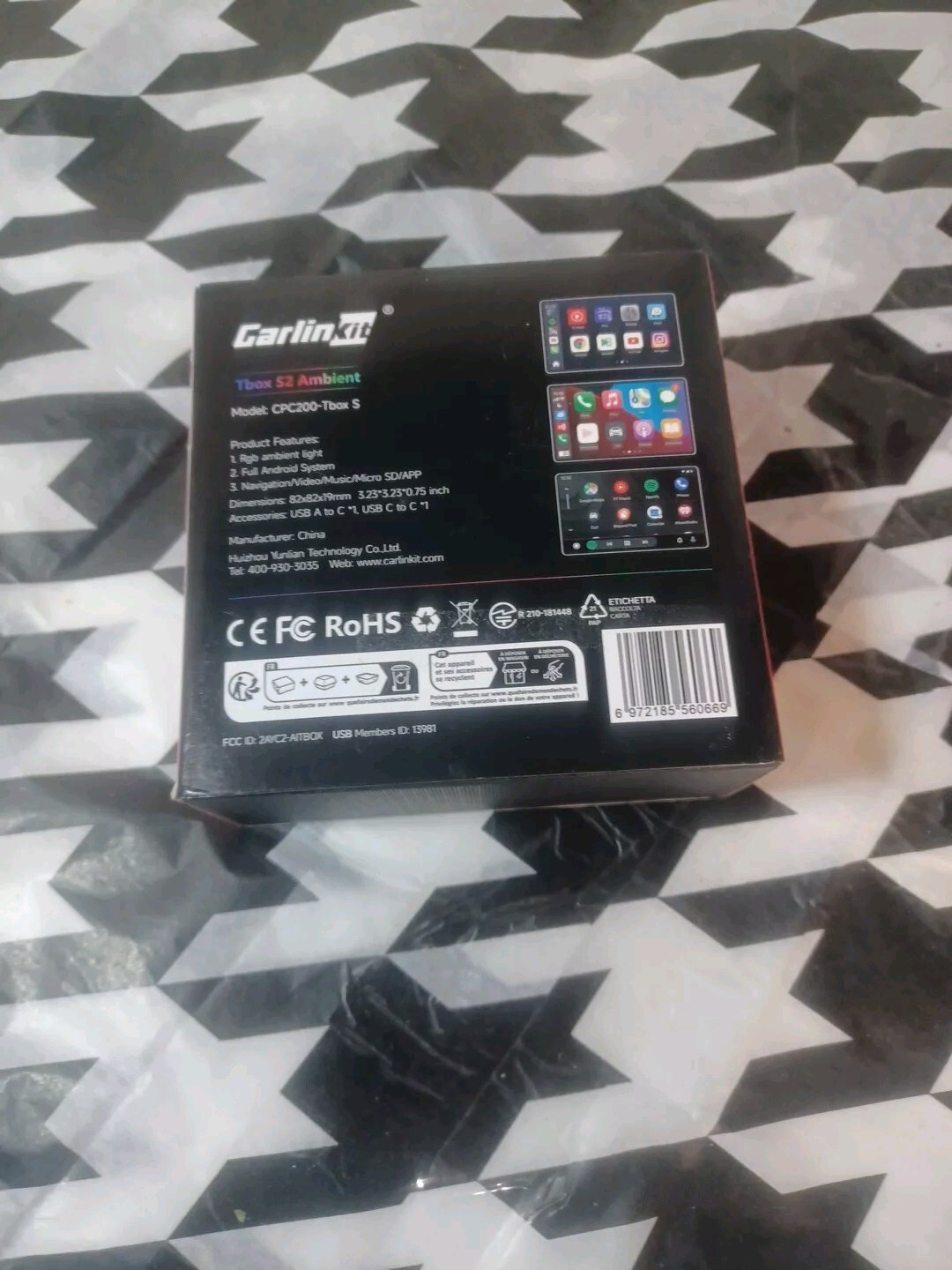 CarlinKit Tbox S2 Ambient 2025 Wireless CarPlay