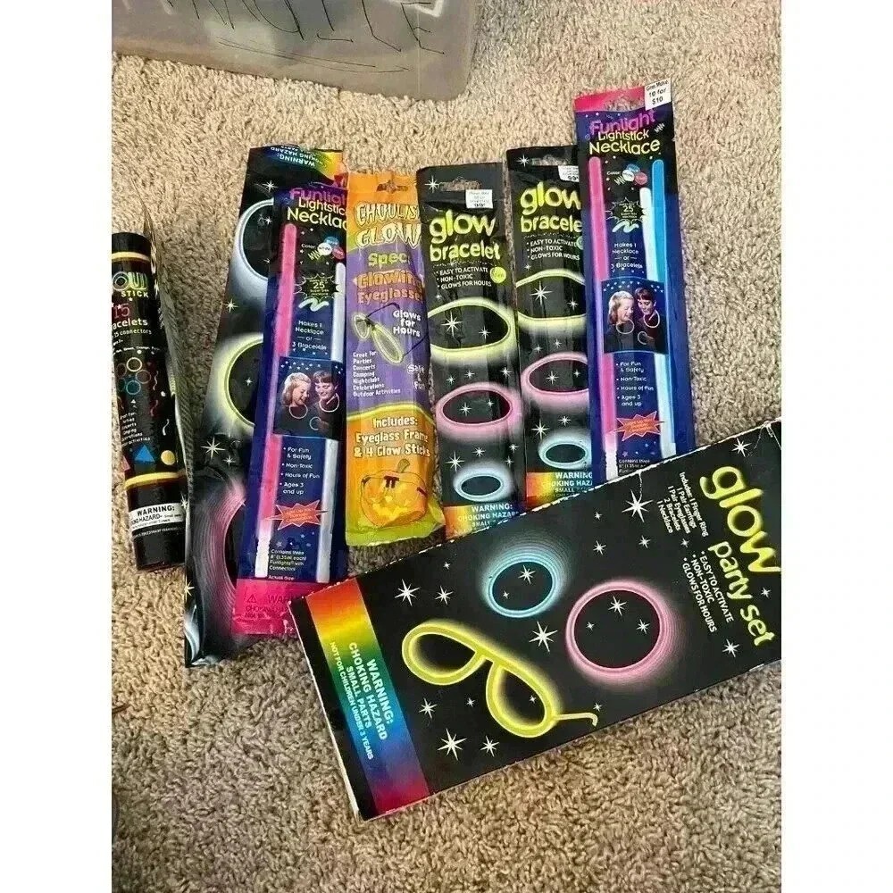 Lot of Glowstick Toys | Necklace, Bracelet, Glasses