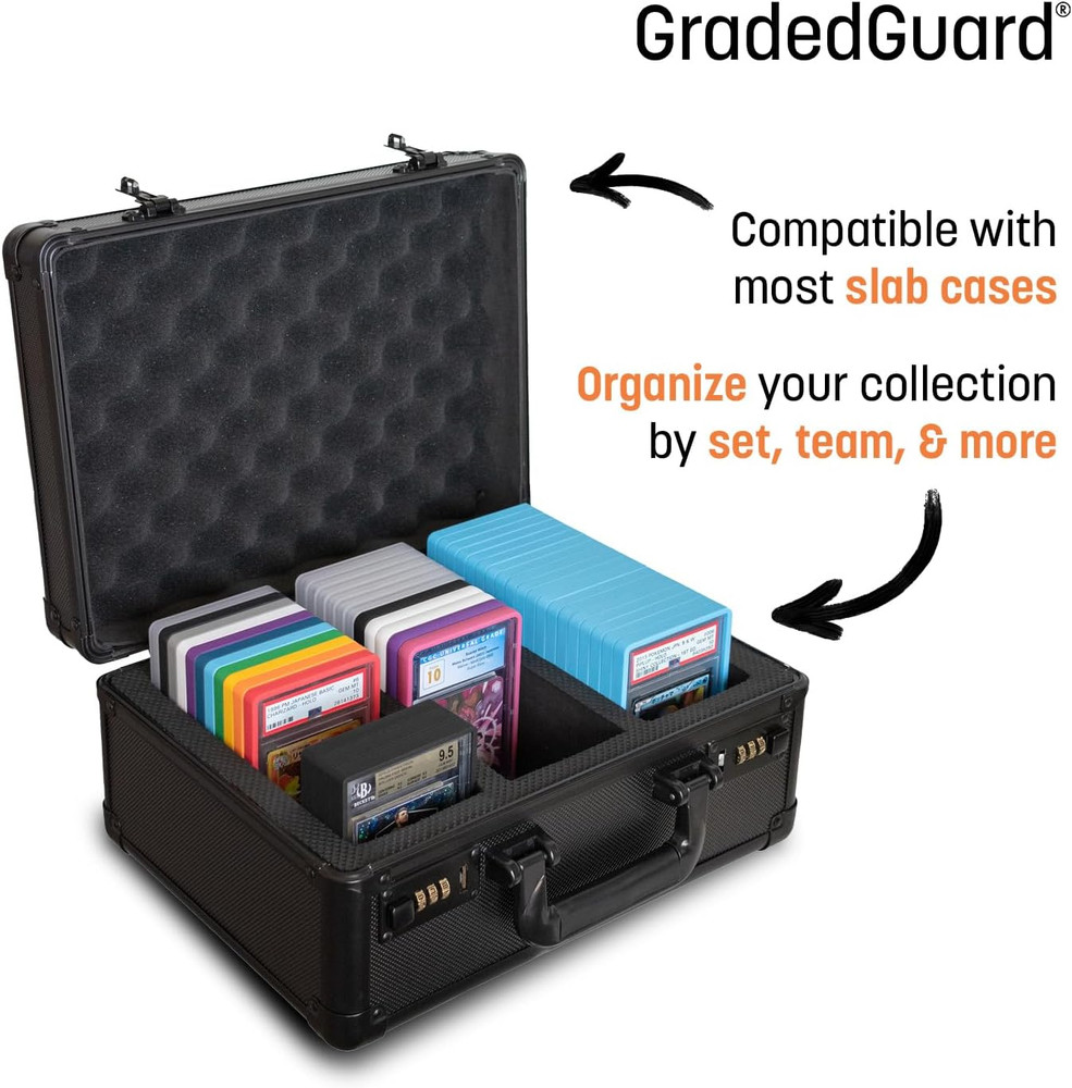 Graded Card Case for Standard Slab - Soft Touch Matte Finish - Multiple Colors