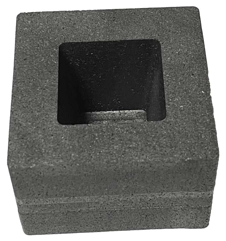 Graphite Ingot Mold For Casting 50 oz Gold Cube