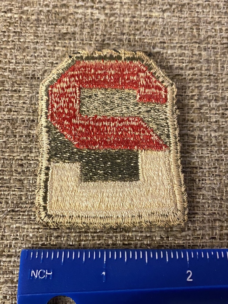 US Army 2nd Patch WWII Era INV3968