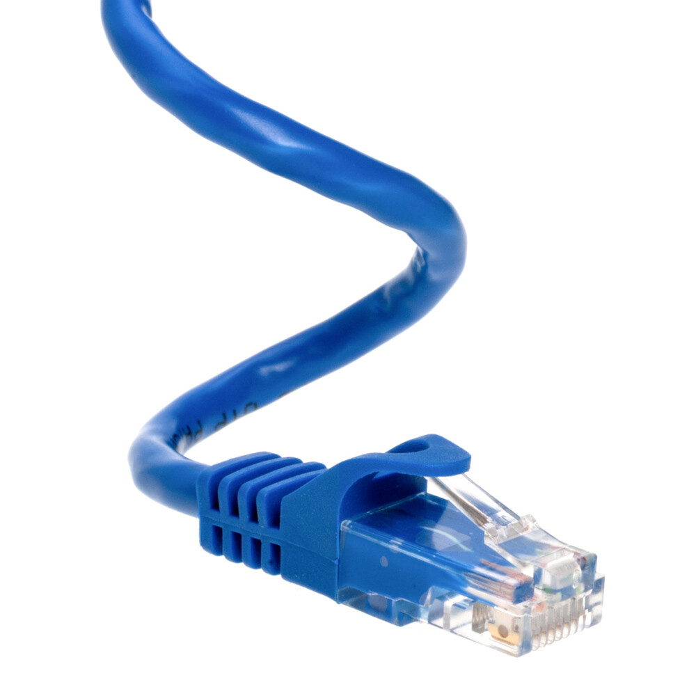 CAT6e/CAT6 Ethernet LAN Network RJ45 Patch Cable Blue 25FT - 200FT Multipack LOT