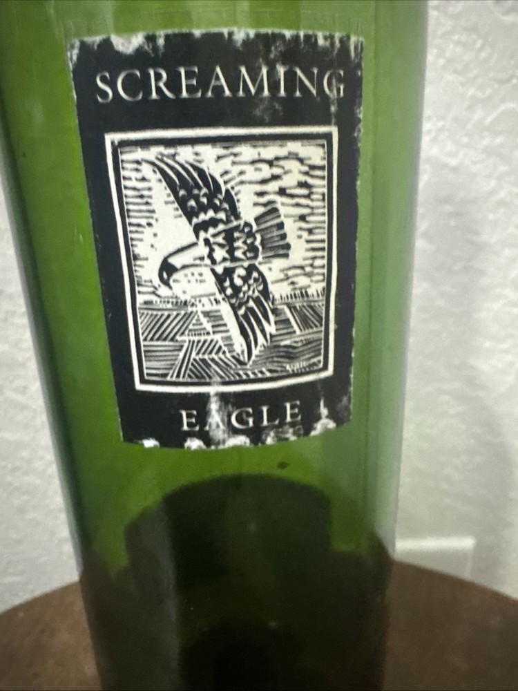 1999 Screaming Eagle Cabernet Sauvignon Empty Wine Bottle No Cork