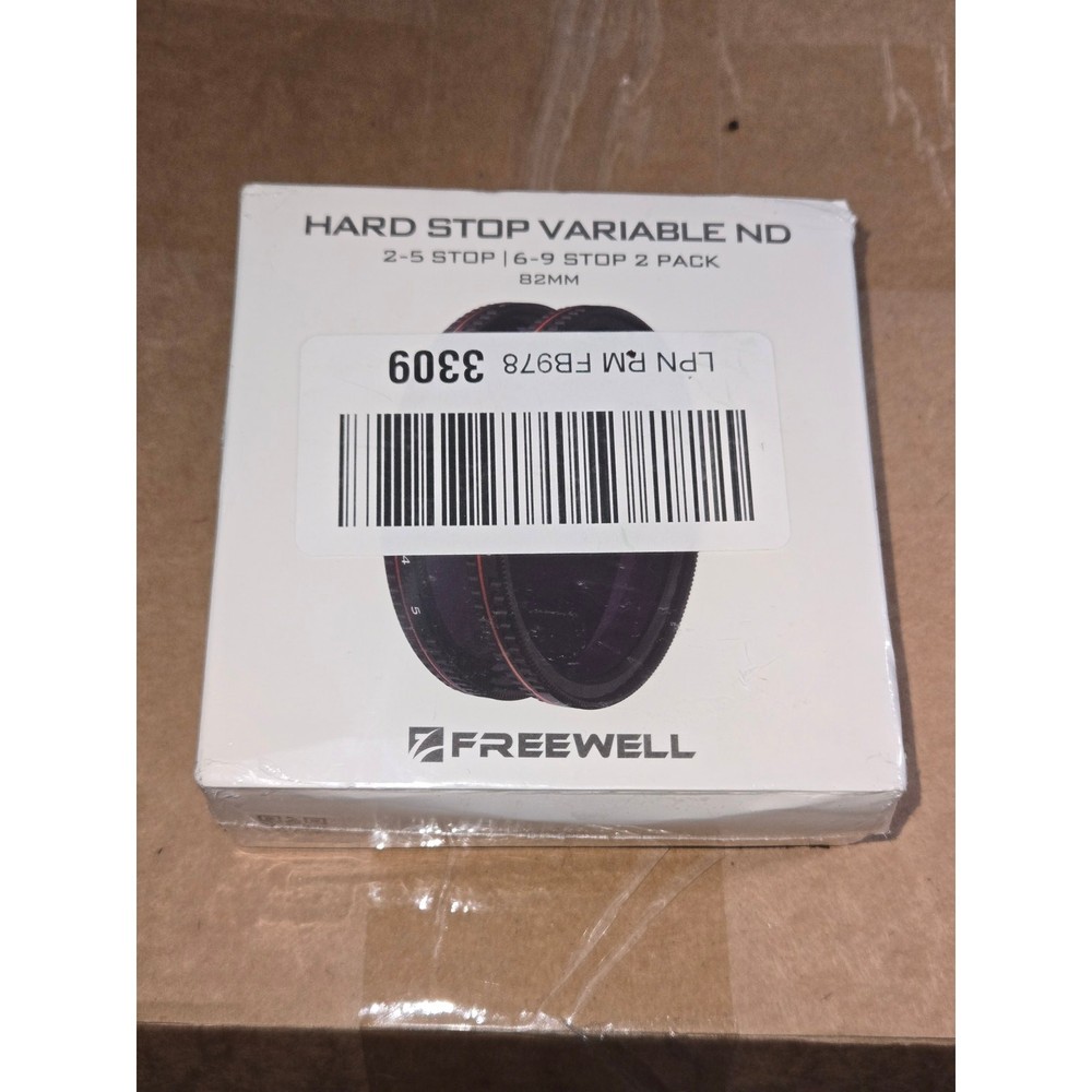 Freewell 82mm Variable ND Filter 2-5 & 6-9 Stop 2 Pack New Sealed
