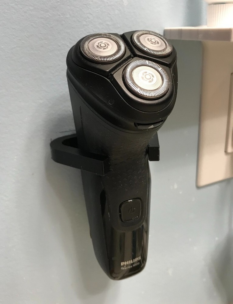 3D Printed Philips Shaver Wall Mount Bracket