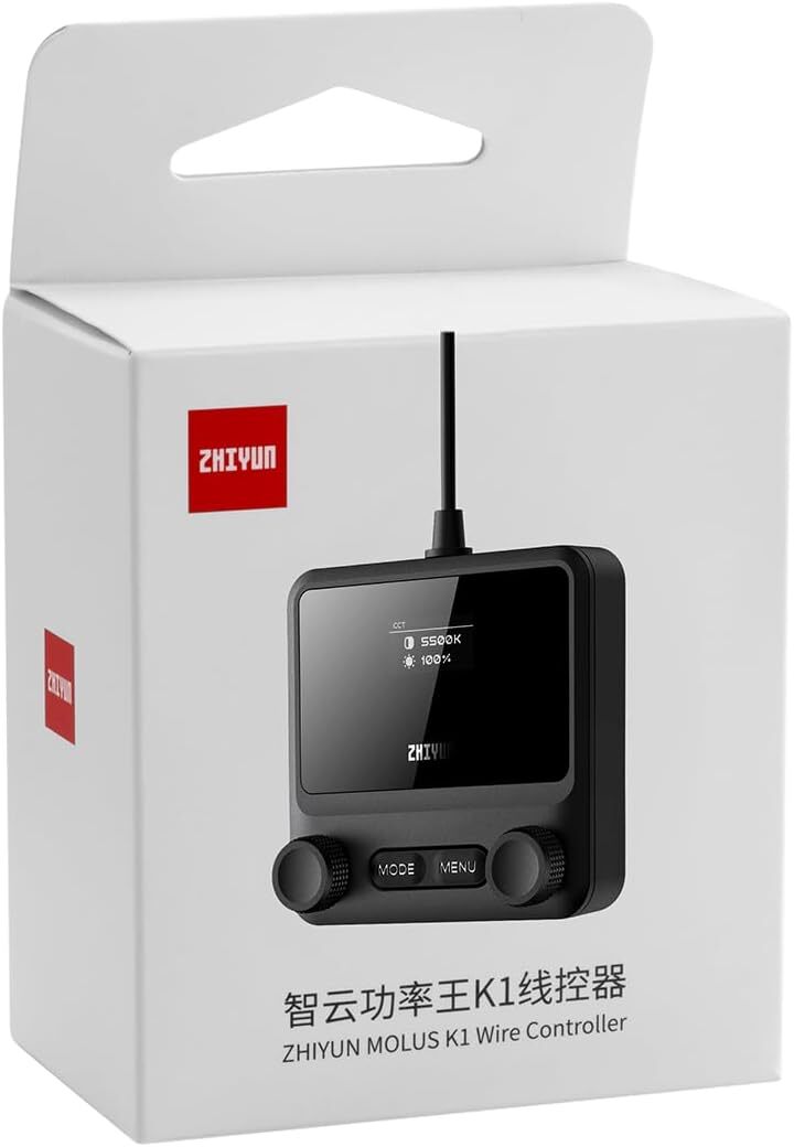 Zhiyun K1 Wire Cable Remote Controller for MOLUS B100, B200, B300 B500 Z100-Z500