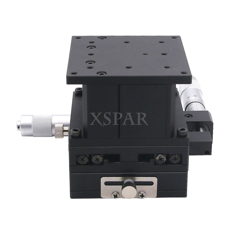 XYZ 3-Axis Manual Linear Stage 80x80mm Linear Stage w/Roller Bearing SEMXYZ-80