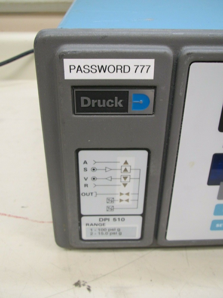 Druck DPI 510 Precision Pressure Controller / Calibrator / Pressure Tester Used